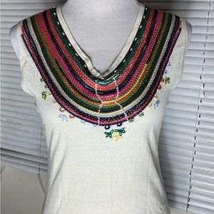 Emu embroiled top size 38